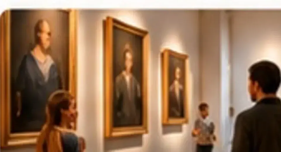Besucher in einem Museum als Beispiel für digitale Kulturvermittlung